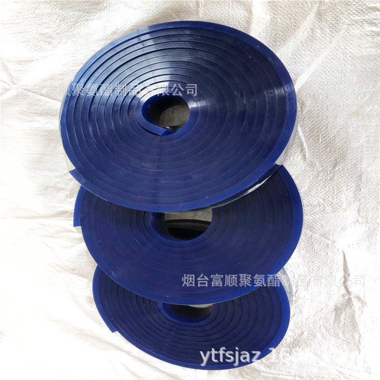 烟台富顺绳锯机生产高耐磨绳锯机胶条胶皮 PU胶条胶皮  耐磨条