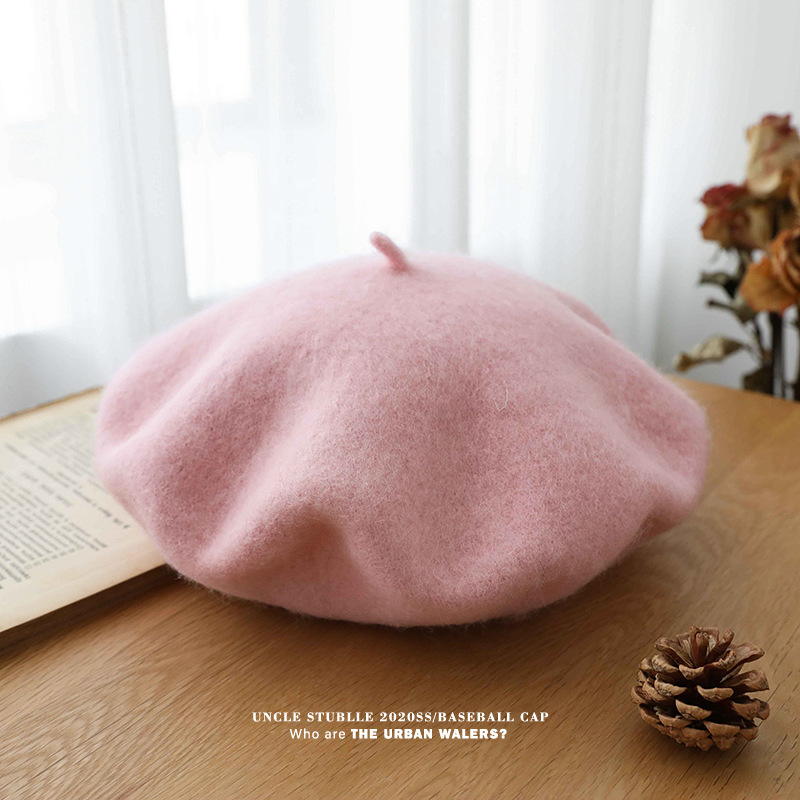 Unisex Wool beret woman retro autumn-winter everything breathable artist hat summer thin hipster woman_voghion.com