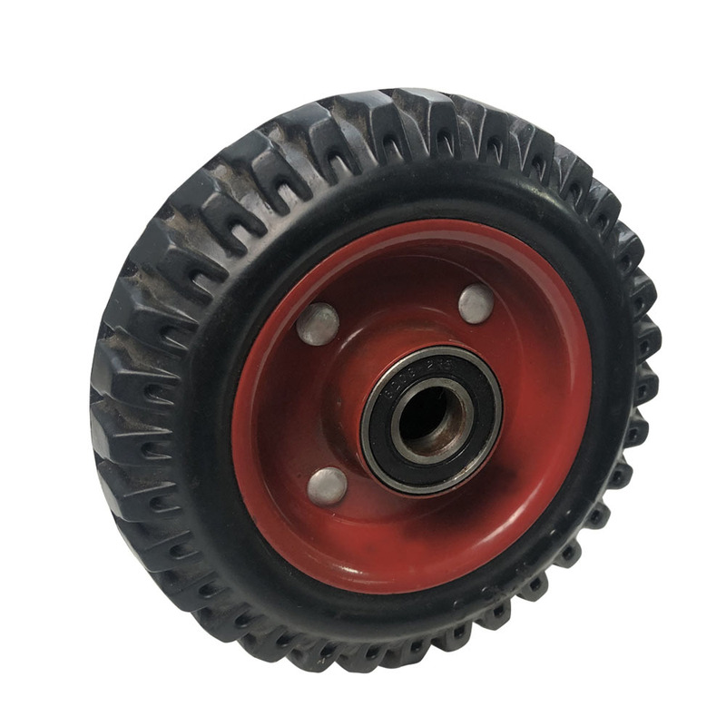 Manufacturers directly supply 5-inch universal wheels with high elasticity and mute Hot Wheels 468 heavy-duty flat cart wheels with rubber wheels