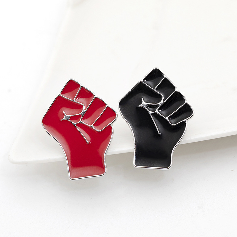 New  Proposes Unity Fist Alloy Brooch Wholesale Nihaojewelry display picture 5