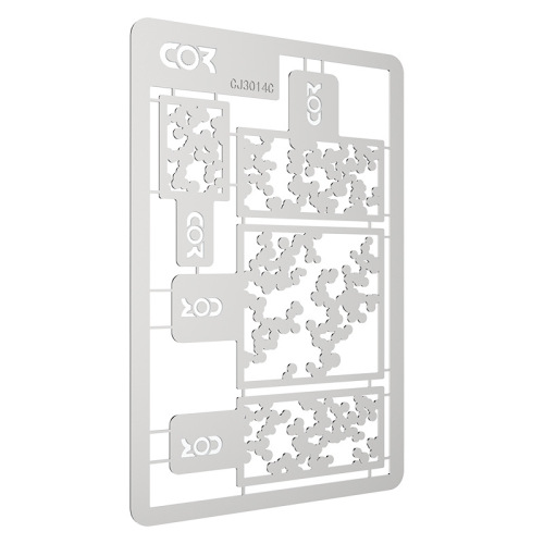 Gundam tank model coloring template paper tool three-color digital jungle honeycomb lightning camouflage spray paint leakage board