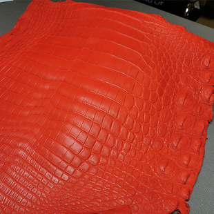 Aresgator Импортировал ниль -крокодиловый мешок кожи ткань Ferrari красный цвет для красота воды крокодила кожа крокодила