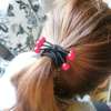 Elastic hair rope with bow, Korean style, three in one, wholesale