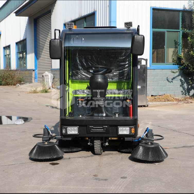 翔工驾驶式全自动扫地机 封闭式扫地车 工厂车间用电动清扫车