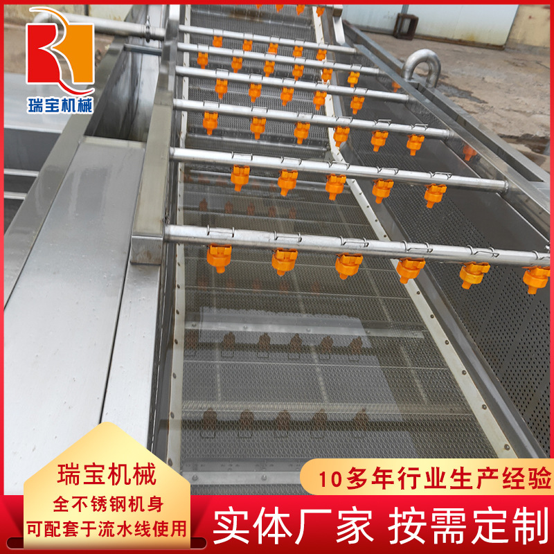 瑞宝生产辣椒蘑菇清洗机  多功能气泡清洗机  大型商用洗菜机