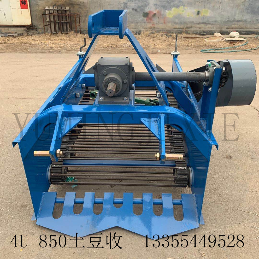 厂家拖拉机后悬挂土豆地瓜收获机 皮带式马铃薯收获机定做