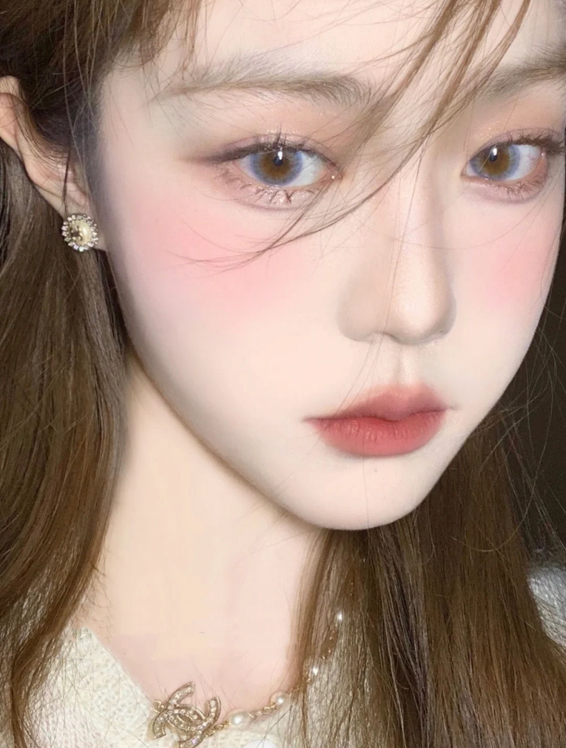 Cross-border Daimanpu liquid blush brightens skin tone, nude makeup blush eyeshadow orange soda energetic student girl undefined