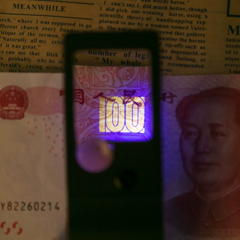 Оригинальный производитель увеличительное стекло светодиодное с легким акриловым прямым источником питания TH515 портативные антикварные украшения идентификация высокой мощности