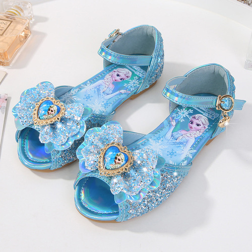 Girls sandals summer new fashion baby shoes children little girl Elsa ice and snow princess sandals drop shipping