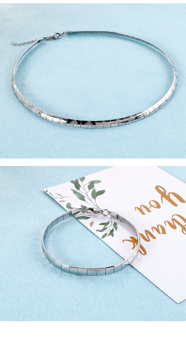 23g Weight 18K Real Gold Plated Plating Material No Inlaid Inlay Material Wedding, Travel Occasion 304 Stainless Steel Material Geometric Pattern Women'S Gender Titanium Steel No Inlaid Women'S 5
