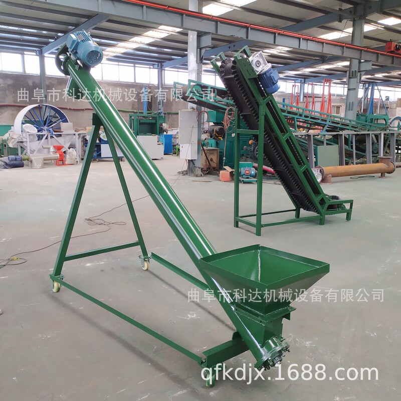 Activated carbon spiral hoist with Hopper XWZF calcium carbonate powder stainless steel spiral feeder Video