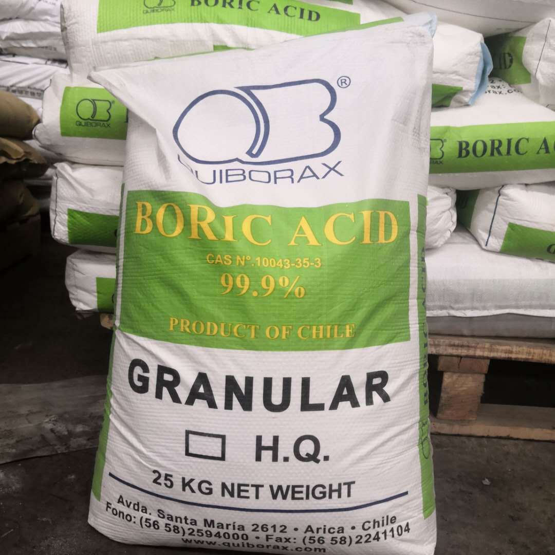 goods in stock Chile Boric acid Original import 99.9% High quality boric acid