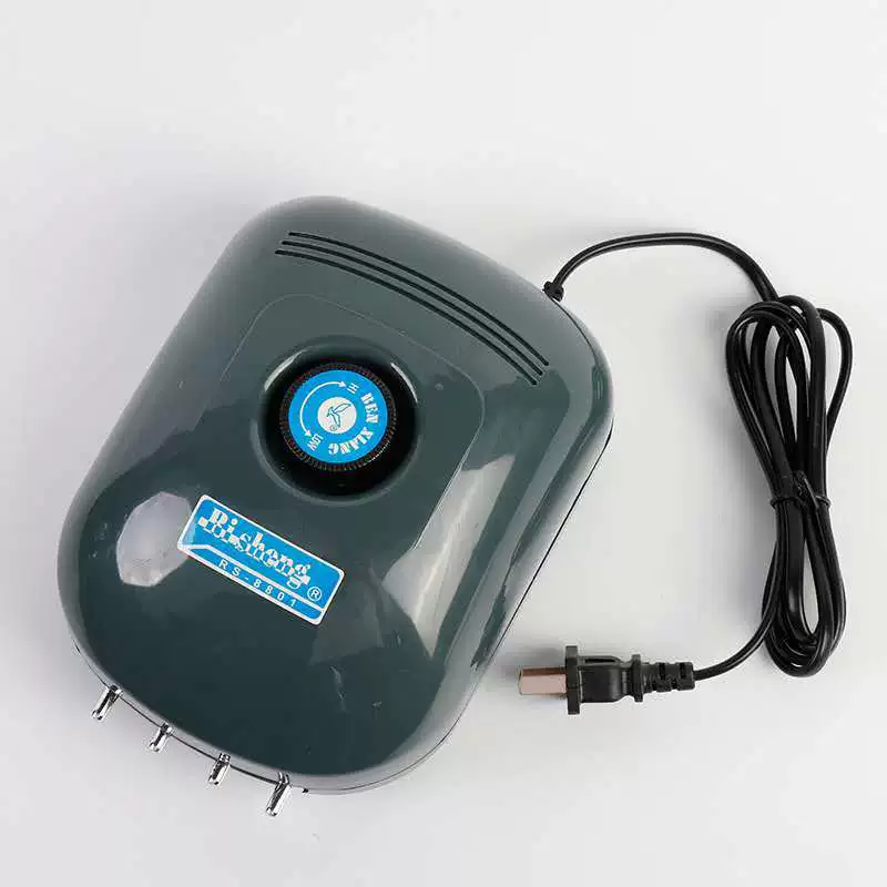 日胜 RS9901/9902/9903/8801/9801 регулируемый кислородный насос четырехотверстный нержавеющий насос кислородный насос аквариум