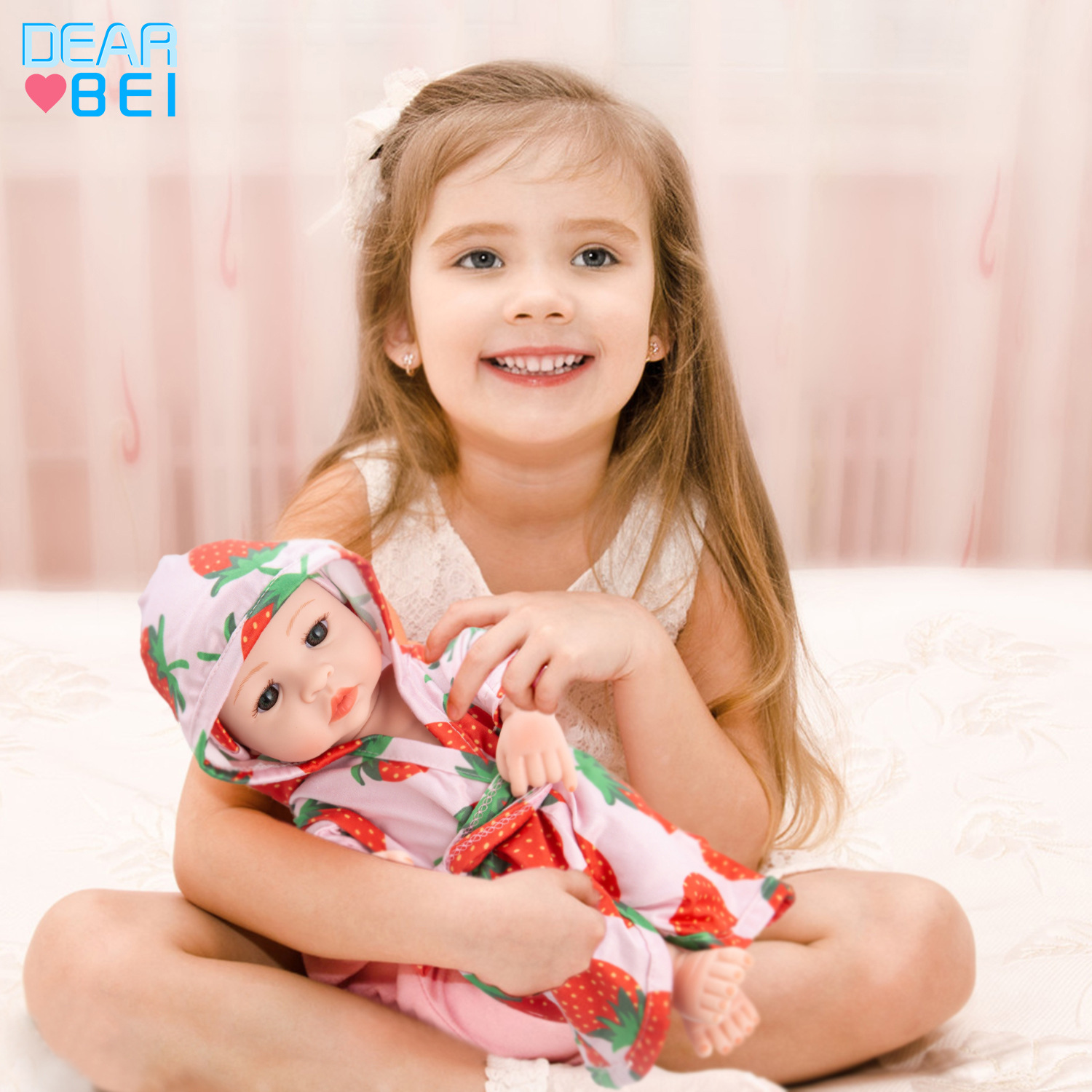 Трансграничная перерожденная кукла reborn doll, имитирующая куклу, устойчивую к размягчениям, мать и ребенок pic 3