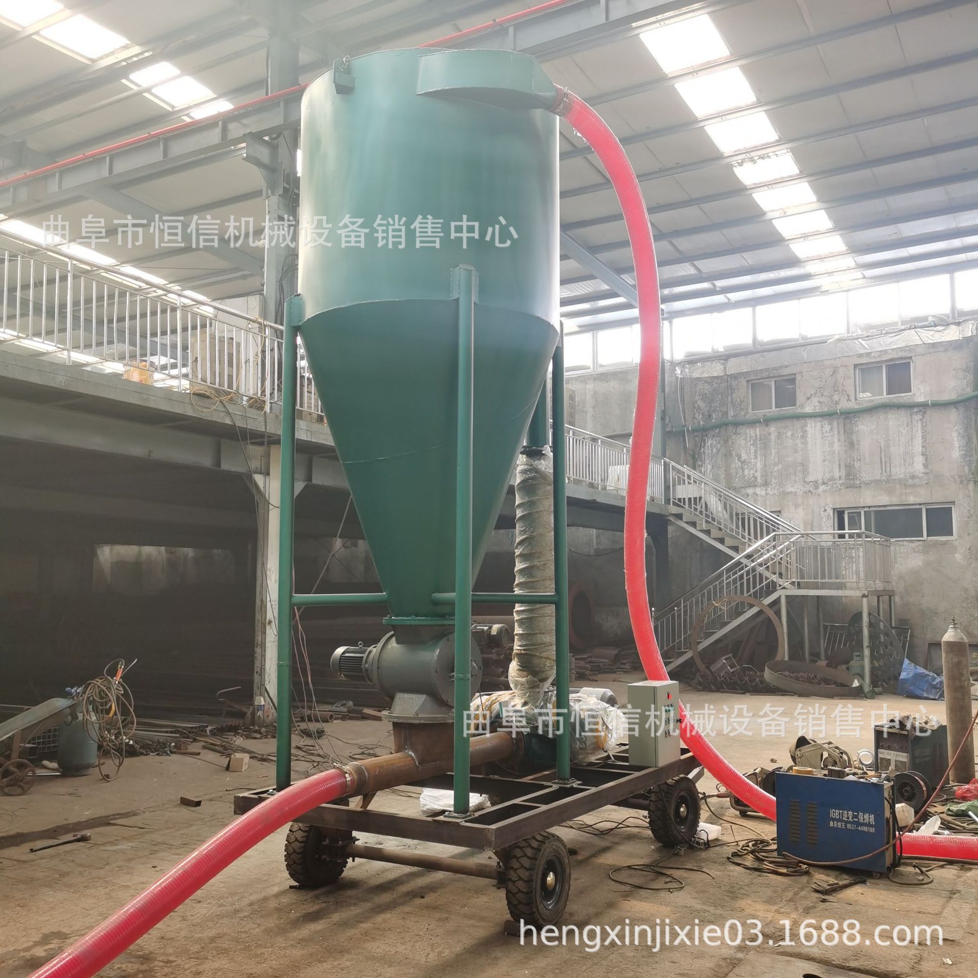 新款直供远距离气力吸粮机 高扬程大豆花生真空风送型吸送一体机