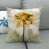 X-Ray colorful transparent flower linen pillow sleeve cross-border platform and other sources of supply and other sources of cushion cover to sell direct sales 010