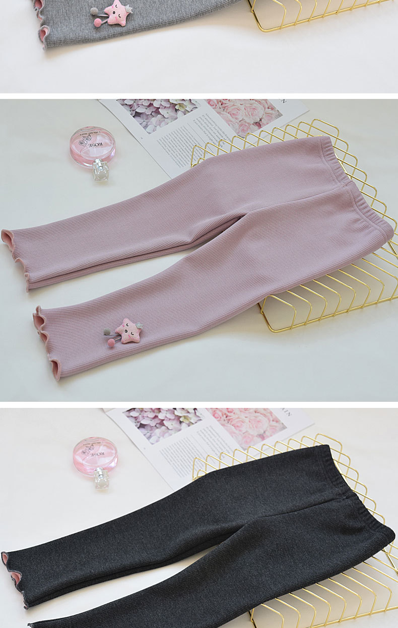 Fashion Solid Color Patchwork Cotton Pants & Leggings display picture 3