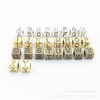 DIY retro zinc alloy jewelry accessories 26 English letters, European large holes and beads for sale