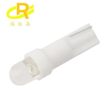 T5插泡 圆头平头凹头 LED汽车货车电动车仪表盘灯指示灯 DC12V