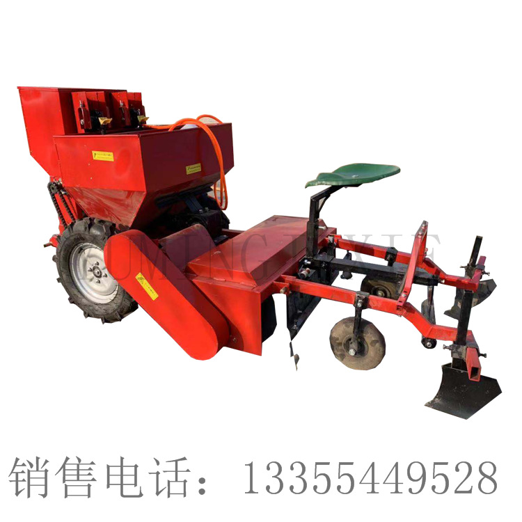 多种功能土豆播种机 旋耕起垄覆膜播种施肥一体机 马铃薯种植机