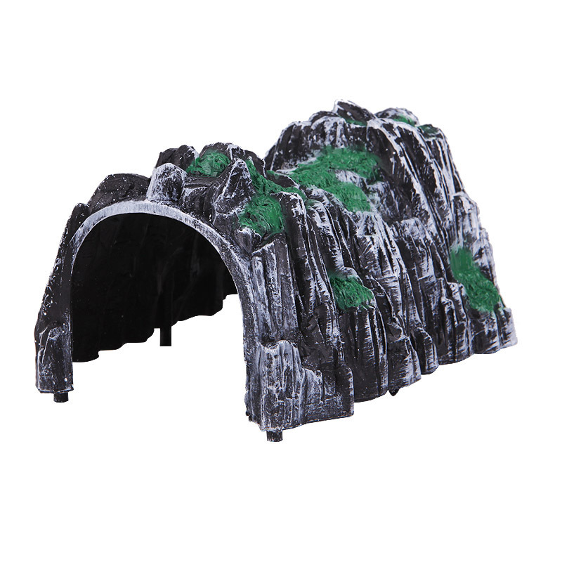 17. 8cm simulation cave scene model plastic track train tunnel accessories sand table scene stone cave 17. 8cm simulation cave scene model plastic track train tunnel accessories sand table scene stone cave
