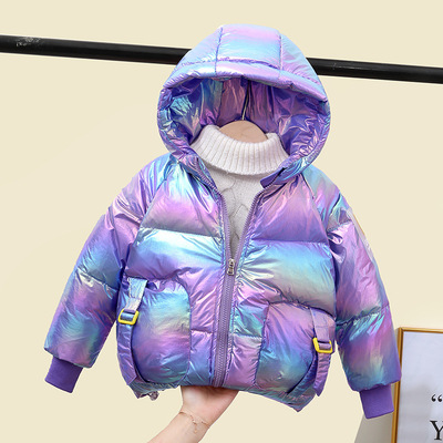 2020 Autumn and winter new pattern children Colorful Down Jackets men and women have cash less than that is registered in the accounts thickening baby Hooded Down coat keep warm