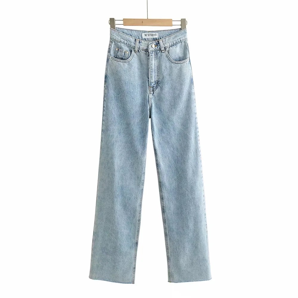 high-waisted denim pants NSHS46785