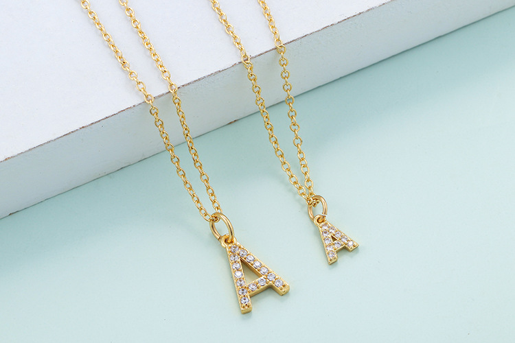 Fashion 26 English Letter Necklace Wholesale display picture 4