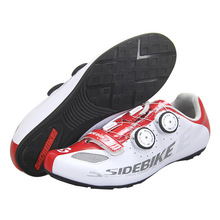 Sidebike新款专业户外运动鞋骑行鞋休闲鞋自行车骑行双纽扣非锁鞋