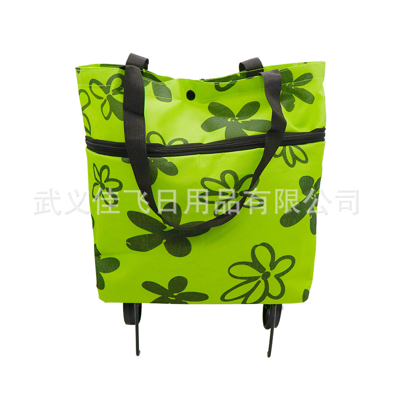 买菜车手拉包便携拖车买菜神器家用小拉车超市购物袋可折叠拖轮包