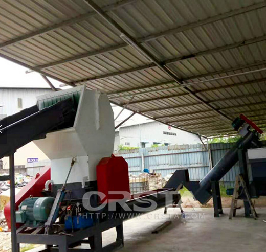 废旧洗发水瓶回收再生；HDPE硬塑料破碎清洗回收设备