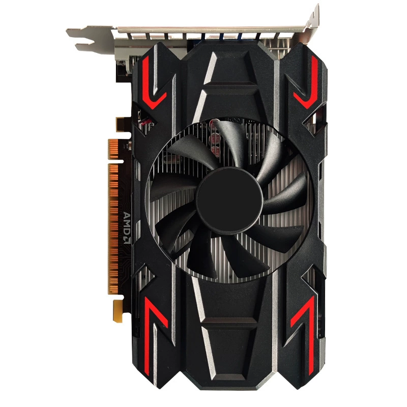 Графическая карта (AMD) HD6770, 4 ГБ GDDR5, PCIe настольная GPU, компактный дизайн с одним вентилятором