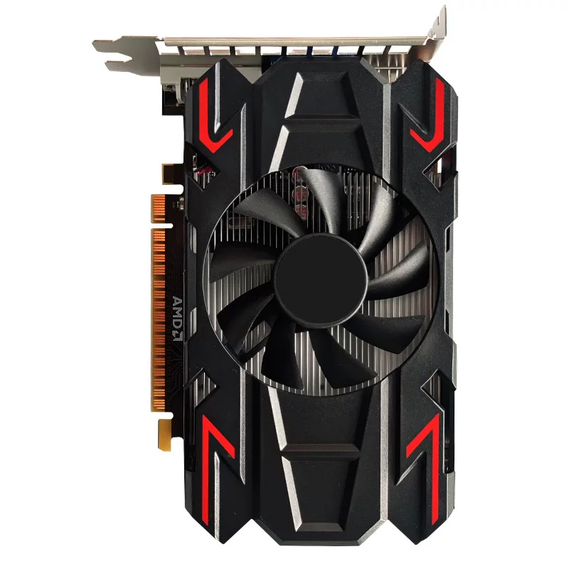Графическая карта (AMD) HD6770, 4 ГБ GDDR5, PCIe настольная GPU, компактный дизайн с одним вентилятором