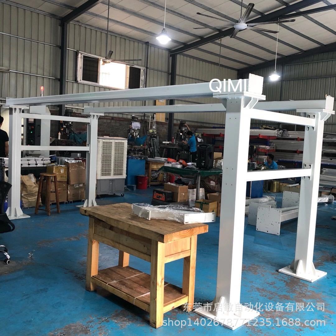 厂家直销齿轮齿条滑台模组搬运桁架机械手重载型地轨第七轴机器人