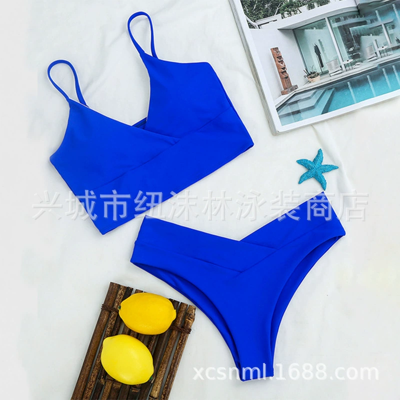 Пестрое купальник разделённый, европейский стиль, Aliexpress, Amazon