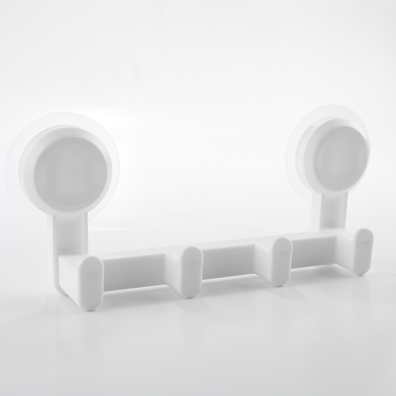 Fabricante de gancho sin costuras en stock fuerte adhesivo baño colgador de pared fila gancho sin perforar gancho pegajoso sin costuras