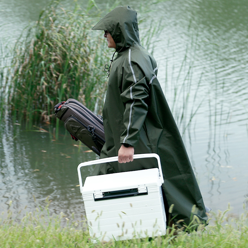 Go fishing Raincoat outdoors Fishing waterproof Windbreak Poncho thickening Go fishing Dedicated ventilation Riding Raincoat Rain gear