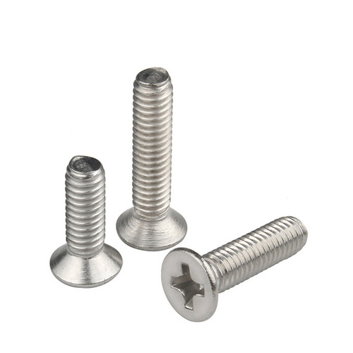 304 stainless steel cross countersunk head screws flat head screws KM electronic small screws M2M3M4M5M6M8M10
