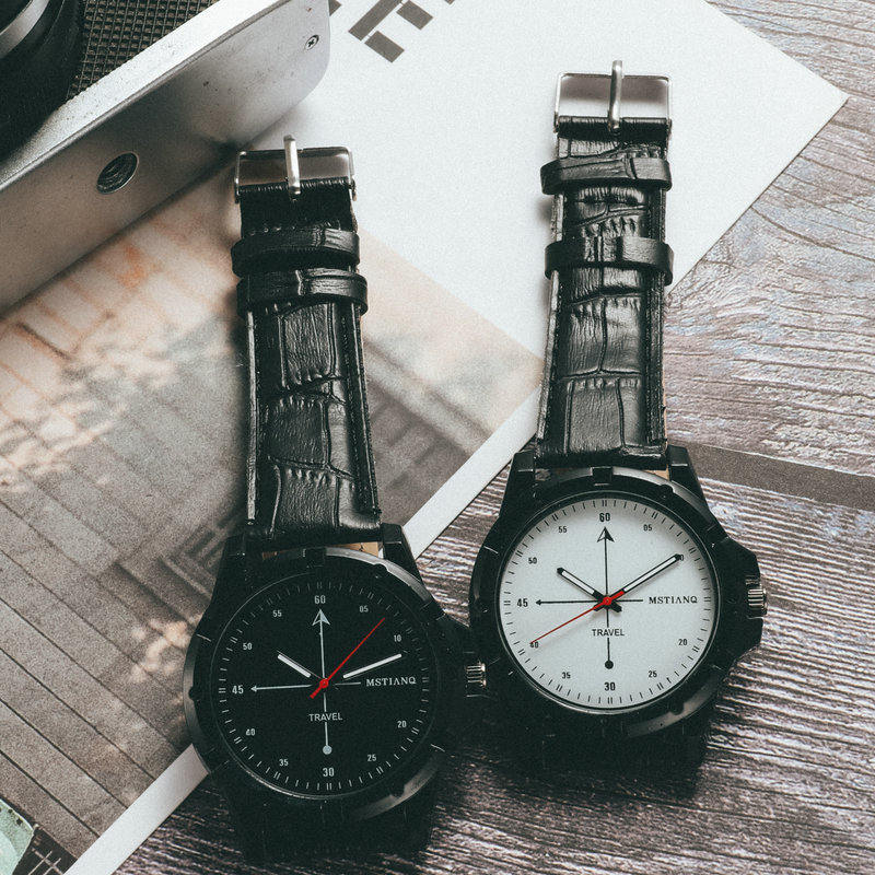 Watch Male Student Korean Style Simple Fashion Men's Luminous Watch Couple Watch Silicone Tape Cool Military Watch