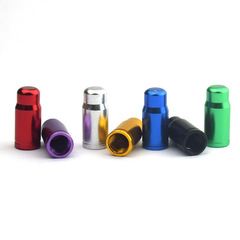 CNC Aluminum French Mouth Valve Caps, French Valve Caps, Colored Valve Covers, Automotive Accessories