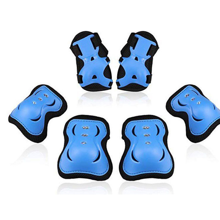 Manufacturer Customized Kidsren's Butterfly Protective Gear 6-Piece Set Skateboard Wheel Skating Protective Gear Cycling Ski Sports Knee Pad Set