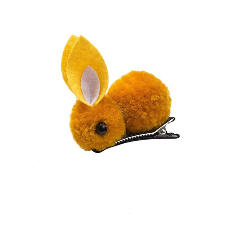 Детский плюшевый крольчонок, милый зажим для волос, безвреднаяhair accessories?