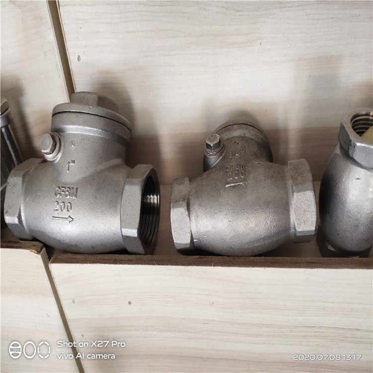 本溪厂家供应H14-16P DN32  304不锈钢旋启式止回阀 卧式止回阀