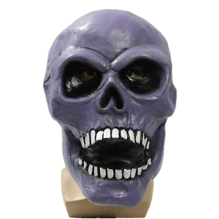 Halloween cráneo máscara horror scary truco de látex tocados cabeza del cráneo de color casa embrujada bar vestir Accesorios