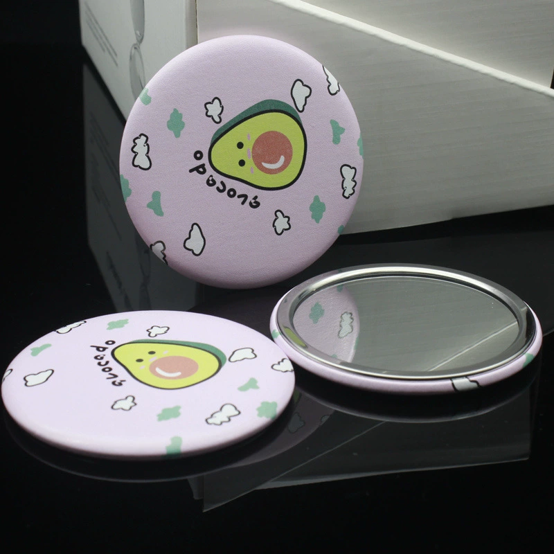 Цветная печатная кожа одностороннего зеркала оптом рекламный рекламный подарок зеркало на заказ