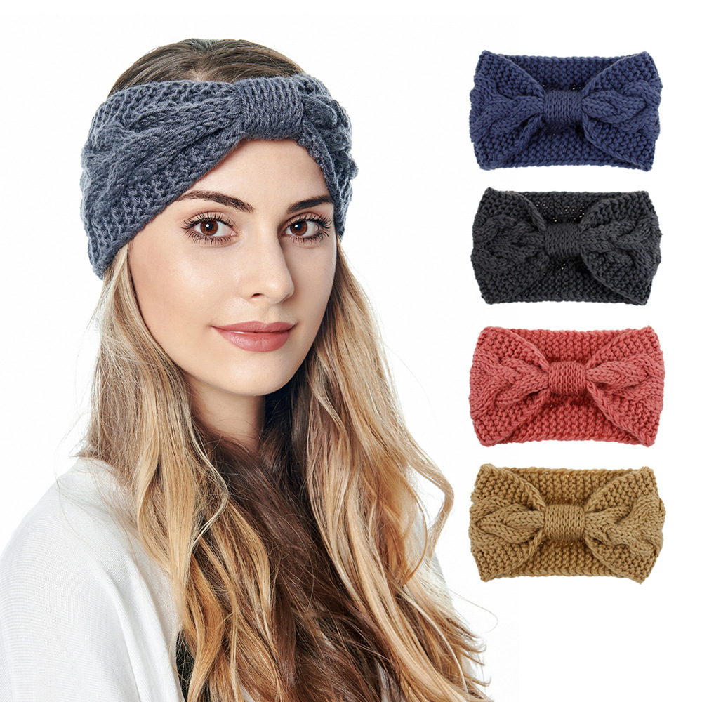 Women's Fashion Waves Wool Hair Band display picture 1