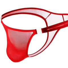 Wholesale Amazon Bestselling Adjustable Comfortable Thin Breathable Mesh Triangle Men's Sexy Briefs