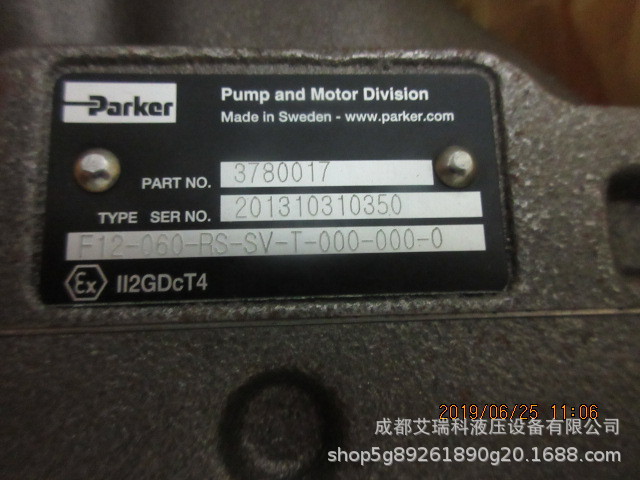 美国派克/Parker  F12-060-RS-SV-T-000-000-0柱塞泵 马达 现货