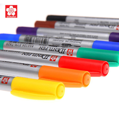 Wholesale Japanese Sakura SAKURA small double-headed oil-based color marker painting hook pen XYK-T