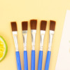 Plastic nylon lip pencil, ceramic painted children's brush painting made of plaster